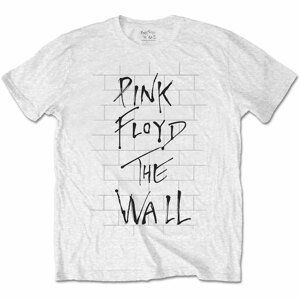 Pink Floyd tričko The Wall & Logo Biela XL