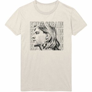 Kurt Cobain tričko Contrast Profile Natural XXL