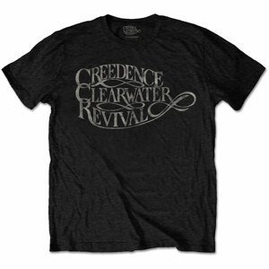 Creedence Clearwater Revival tričko Vintage Logo Čierna L