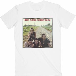 The Clash tričko Combat Rock Biela XL