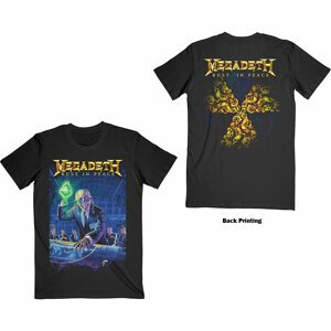 Megadeth tričko Rust In Peace 30th Anniversary Čierna XL