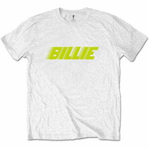 Billie Eilish tričko Racer Logo Biela XXL
