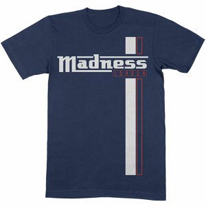 MADNESS tričko Stripes Modrá XL