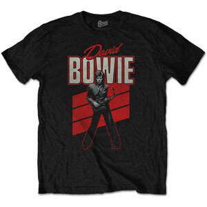 David Bowie tričko Red Sax Čierna M