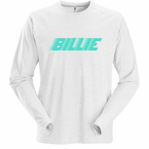 Billie Eilish tričko Racer Logo Biela S