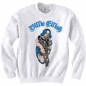 Billie Eilish mikina Bling Biela XL