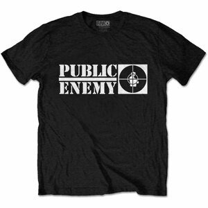 Public Enemy tričko Crosshairs Logo Čierna M