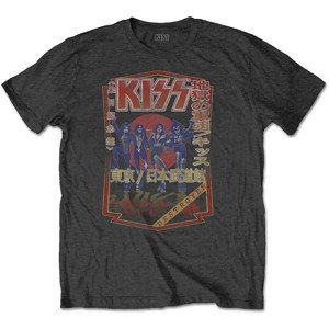 Kiss tričko Destroyer Tour '78 Šedá S