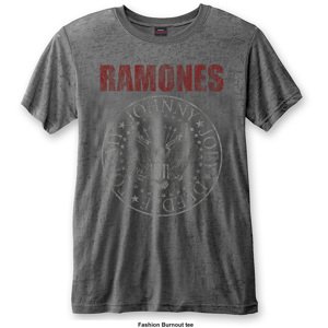 Ramones tričko Presidential Seal Šedá XL