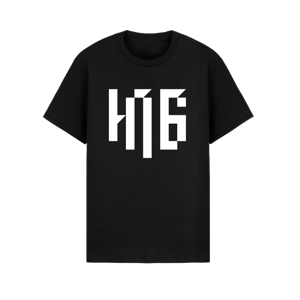 H16 tričko Logo Basic Čierna XXL
