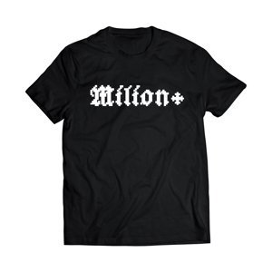 Milion+ tričko Digital Čierna M
