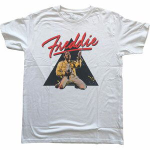 Freddie Mercury tričko Triangle Biela S