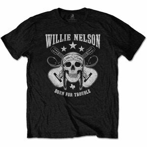 Willie Nelson tričko Skull Čierna M