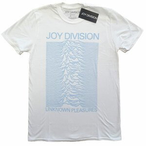Joy Division tričko Unknown Pleasures Blue on White Biela M
