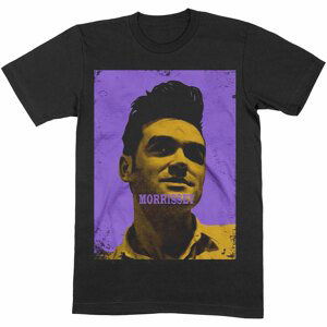 Morrissey tričko Purple & Yellow Čierna XL