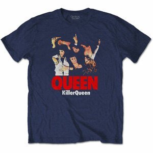 Queen tričko Killer Modrá L