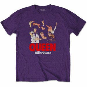 Queen tričko Killer Fialová S