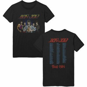 Bon Jovi tričko Tour '84 Čierna L