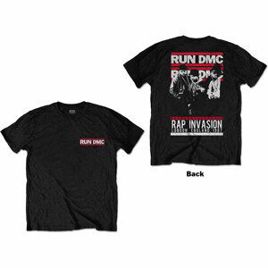 Run-DMC tričko Rap Invasion Čierna XXL