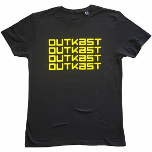 Outkast tričko Logo Repeat Čierna XXL