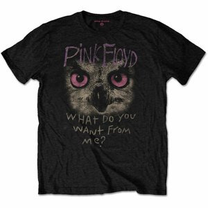 Pink Floyd tričko Owl - WDYWFM? Čierna L