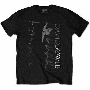 David Bowie tričko Distorted Čierna XL