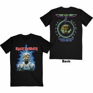 Iron Maiden tričko World Slavery Tour '84 - '85 Čierna XL