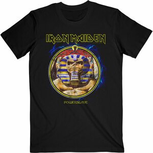 Iron Maiden tričko Powerslave Mummy Circle Čierna M