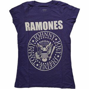 Ramones tričko Presidential Seal Fialová XS