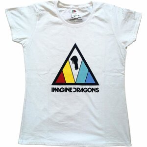 Imagine Dragons tričko Triangle Logo Biela M