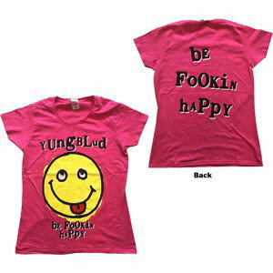 Yungblud tričko Raver Smile Ružová S