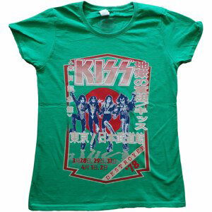 Kiss tričko Destroyer Tour '78 Zelená S