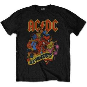 AC/DC tričko Are You Ready? Čierna XXL