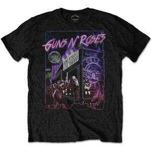 Guns N’ Roses tričko Sunset Boulevard Čierna XXL