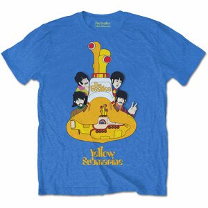 The Beatles tričko Yellow Submarine Sub Sub Modrá XL