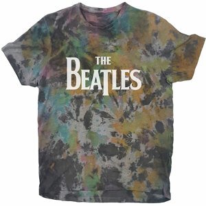 The Beatles tričko Drop T Logo Šedá XL