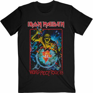 Iron Maiden tričko World Piece Tour '84 V.1. Čierna M