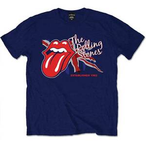 The Rolling Stones tričko Lick the Flag Modrá XXL