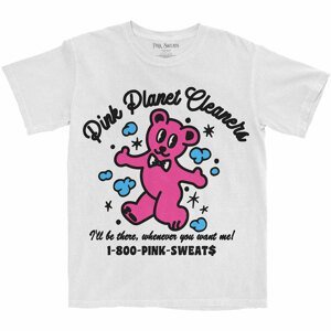 Pink Sweats tričko Pink Cleaners Biela XXL