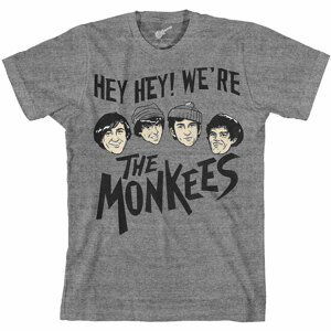 The Monkees tričko Hey Hey! Šedá XL