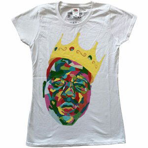 Biggie Smalls tričko Crown Biela L