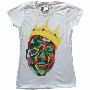 Biggie Smalls tričko Crown Biela XL