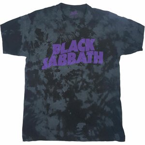 Black Sabbath tričko Wavy Logo Čierna S