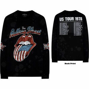 The Rolling Stones tričko US Tour '78 Čierna XL