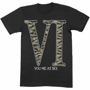 You Me At Six tričko Camo VI Čierna XXL