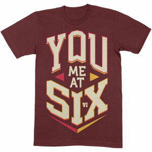 You Me At Six tričko Cube Červená XL