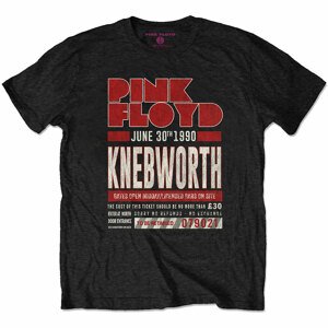 Pink Floyd tričko Knebworth '90 Red Čierna M