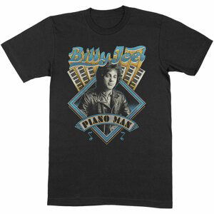 Billy Joel tričko Piano Man Čierna M