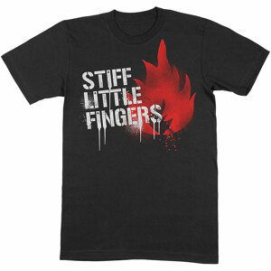Stiff Little Fingers tričko Graffiti Čierna XXL