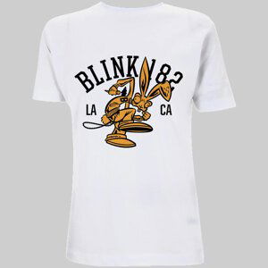 Blink 182 tričko College Mascot Biela M